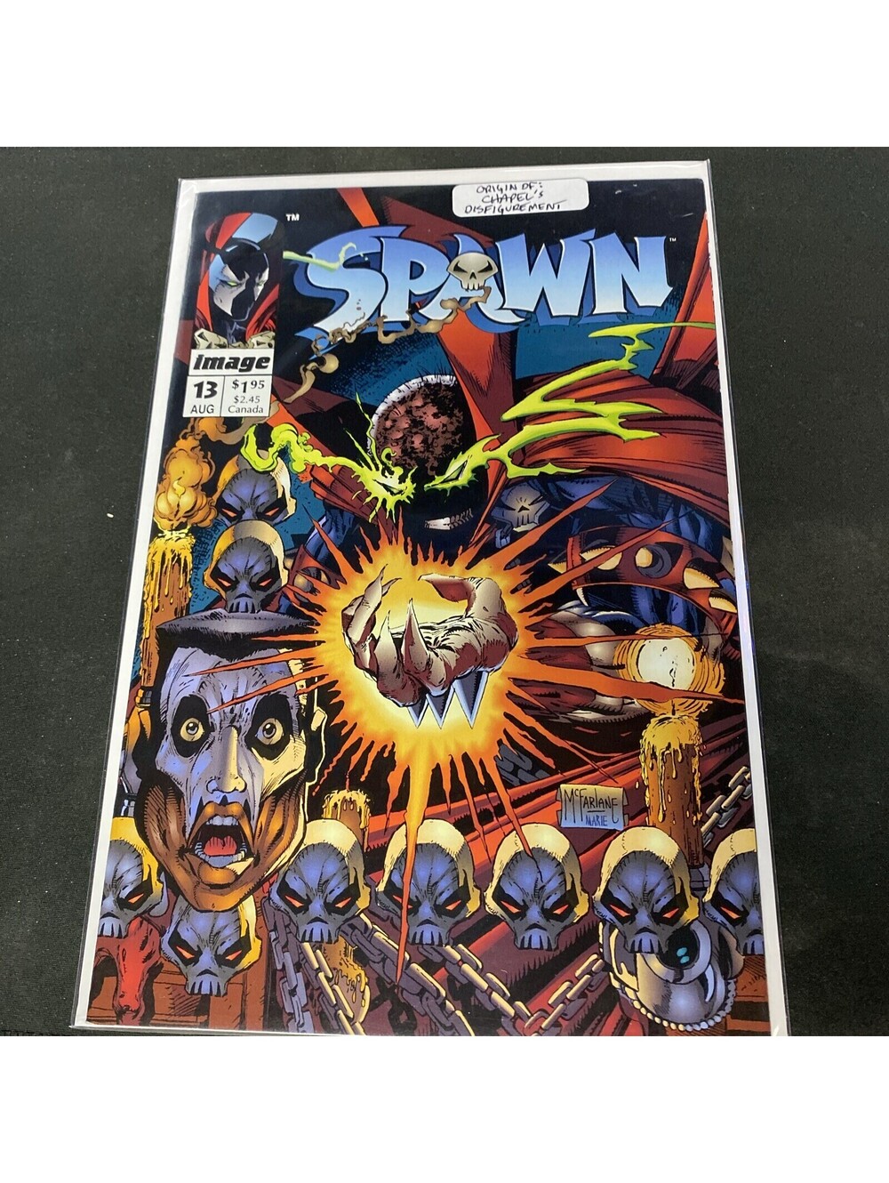 Spawn # 13 NM 1st Print Image Comic Book Todd McFarlane Angela Clown 2 J882